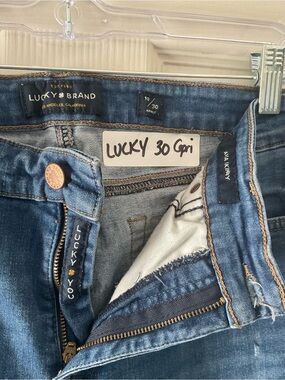 Lucky Brand Cropped Jeans Capri - Mid Wash